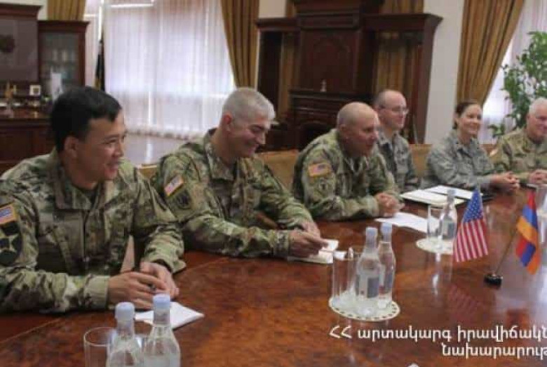 Դավիթ Տոնոյանն ընդունել է Կանզաս նահանգի ազգային գվարդիայի գեներալ-մայոր Լի Թաֆանելիին