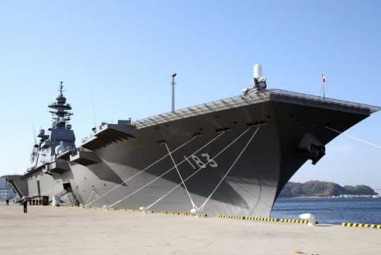 Ճապոնիան առաջին անգամ օգտագործում է իր ամենամեծ ուղղաթիռակիրը