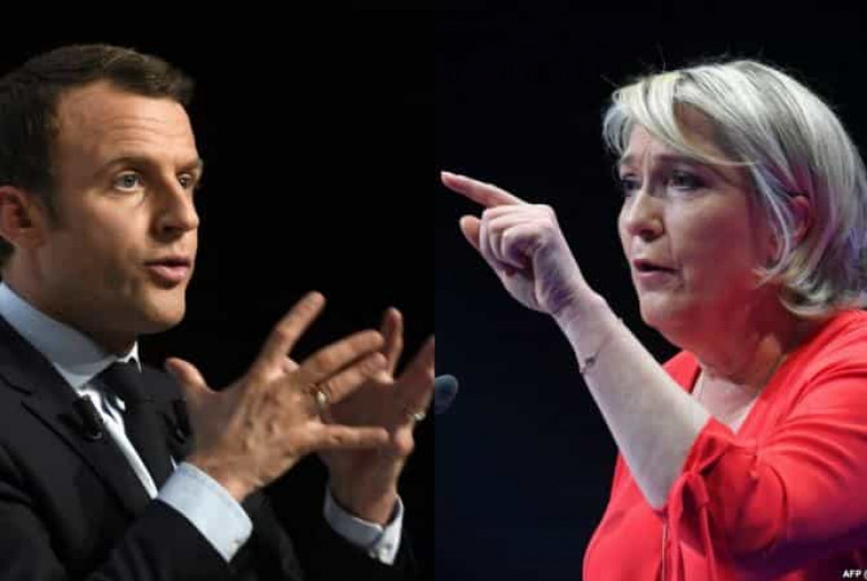 Լը Պենը եւ Մակրոնը խիստ մեղադրանքներ են փոխանակել հեռուստաբանավեճի ընթացքում