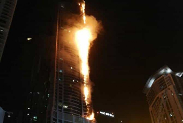 Դուբայում հրդեհ է բռնկվել աշխարհի ամենաբարձր բնակելի շենքերից մեկում