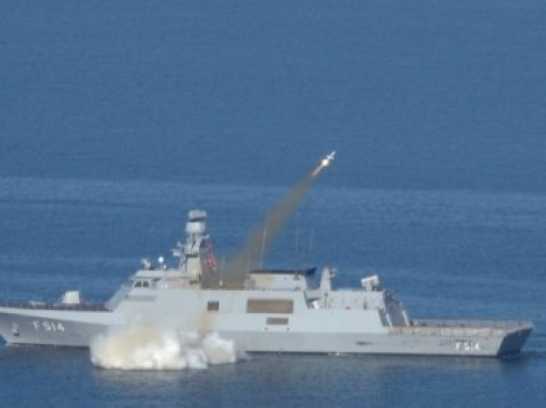 Թուրք զինվորականները Սեւ ծովում փորձարկել են մեծ հեռահարության հականավային հրթիռ