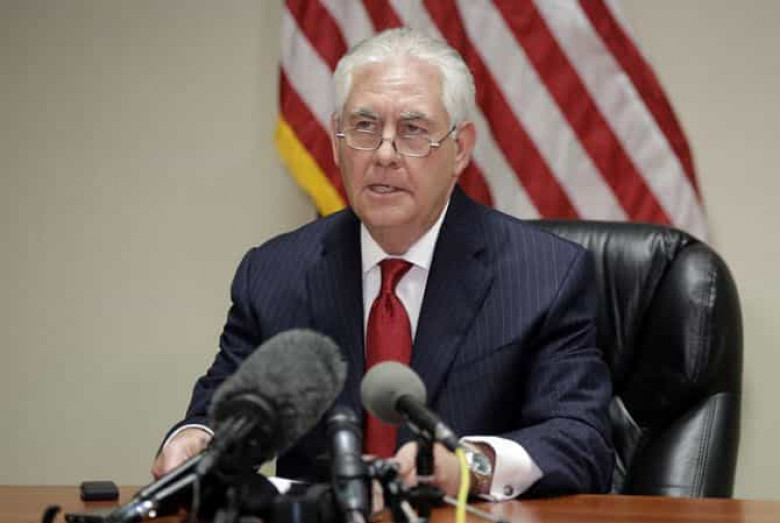 Թիլերսոնը կարծում Է, որ բոլոր կողմերը, բացի ՌԴ-ից եւ Սիրիայից, կողջունեն ավիաբազային հասցված հարվածը