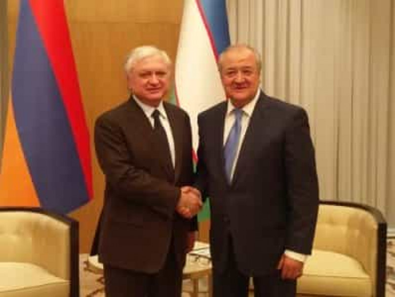 Հայաստանի եւ Ուզբեկստանի արտգործնախարարները հանդիպել են