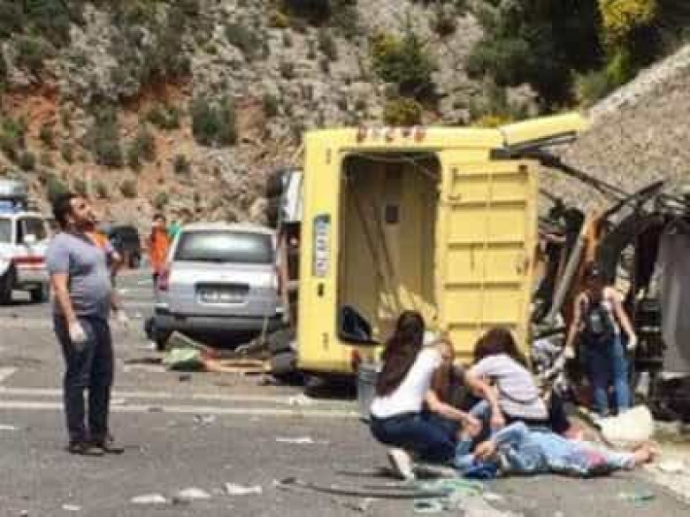 Թուրքիայում միկրոավտոբուսի ընկնելու հետեւանքով զոհվածների թիվը հասել է 23-ի