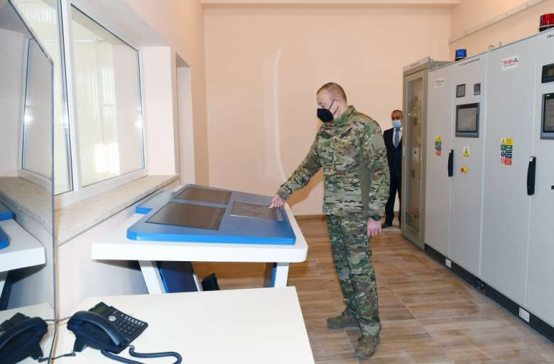 Ալիևը Լաչինում մասնակցել է ՀԷԿ-ի բացմանը