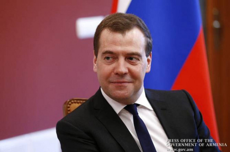 ՌԴ վարչապետ Դմիտրի Մեդվեդևը ժամանեց Երևան