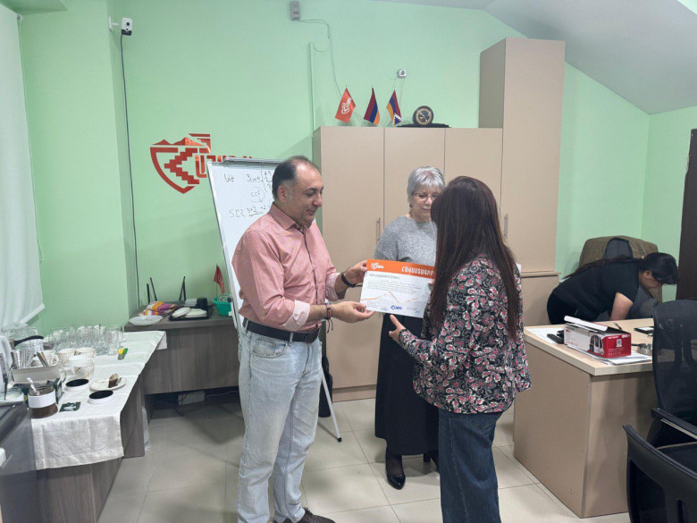ՀայաՔվե» միավորման Ստեփանավանի գրասենյակում կազմակերպվեց ընտրական գործընթացի վերահսկման դասընթաց