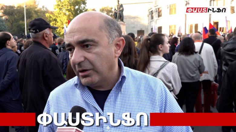 Իշխանությունը կոմպրոմիսների չի գնալու, գնալու է մինչև վերջ․ ժողովուրդը պետք է թույլ չտա. Մարուքյան
